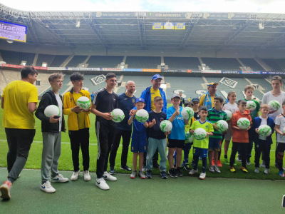 Training for children from the National Football Team of Ukraine