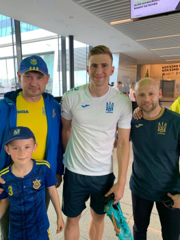 Training for children from the National Football Team of Ukraine